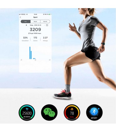 Reloj inteligente Ckyrin F1 con pantalla táctil GPS completamente IP67, reloj inteligente deportivo impermeable
