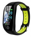 F21 pulsera inteligente, reloj inteligente Android iOS Deportes Fitness Calorías pulsera llevar reloj inteligente, Negro